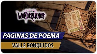 Todas las Paginas de un Poema Valle ronquidos  Snoring Valley  Tiny Tinas Wonderlands [upl. by Deena]