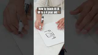 How to teach rcontrolled vowels er ir ur to a 4 year old shorts [upl. by Aihsinyt]