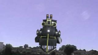 3D Back to the Future Locomotive takeoff [upl. by Terryn]