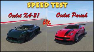 GTA 5 ONLINE OCELOT PARIAH VS OCELOT XA21 WHICH IS FASTEST [upl. by Nnyloj]