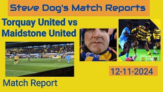 Torquay United vs Maidstone United [upl. by Ainsworth538]