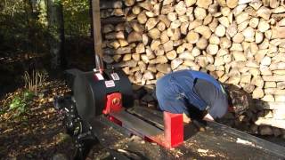 super snelle houtklover wood splitter turbo klover kloofmachine TE KOOP [upl. by Nicoline]