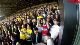 Watford FC Fan Cam  Bournemouth H 2016  The 1881 [upl. by Ymereg958]