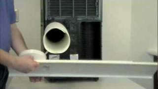 Koldfront Portable Air Conditioner Window Kit Installation [upl. by Faulkner]