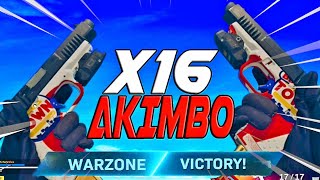 the BROKEN AKIMBO X16 in WARZONE SEASON 4 😨 BEST X16 CLASS SETUP [upl. by Anairb848]