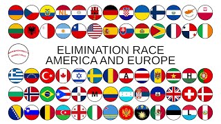 AMERICAS AND EUROPE elimination race 191124 [upl. by Fidelia]