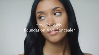 Estée Lauder UK  Double Wear  How to Apply Foundation amp Concealer [upl. by Leacim38]