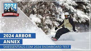 2024 Arbor Annex  SkiEssentialscom Snowboard Test [upl. by Nylirehc]