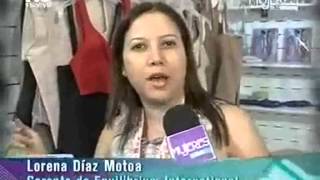 Nota de televisión sobre Fajas Colombianas y Jeans Equilibrium en Intermoda Guadalajara 2012 [upl. by Jeffry]