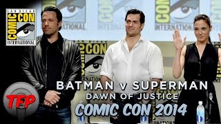 Batman v Superman Dawn of Justice at SDCC 2014  Panel Footage [upl. by Adlog985]