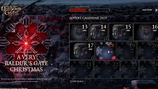 Advent Baldurs Gate 3 game for Christmas  Daily Dec 18 [upl. by Altheta]