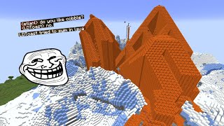 Griefing Poor Defenceless Minecrafters Grief Blocks Get Money 93 [upl. by Yraht]