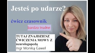 odmiana czasownika bardzo trudne udar afazja mowa [upl. by Nahs]