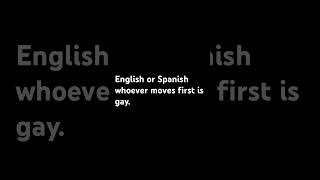 English or Spanish whoever moves first is gay music art shakeitoff lipsync hittingthewall [upl. by Issi]