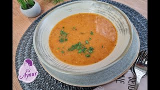 Das Beste und einfachste Linsensuppe der Welt I Türkische rote Linsensuppe RAMADAN [upl. by Gamal]