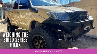 How Heavy Did The Build Series Toyota Hilux Get A Day In 715 Performance Shop [upl. by Rape]