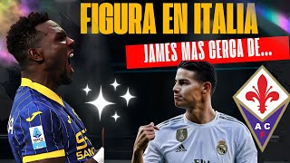 ATENCIÓN COLOMBIANO LIDER GOLEADOR EN LA SERIE A  JAMES AHORA PARA LA FIORENTINA [upl. by Nodyarg]