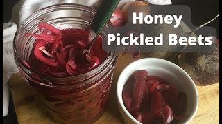 Honey Pickled Beets  Super Easy No Canning [upl. by Voorhis]