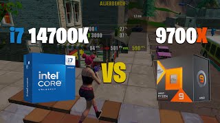 14700K VS 9700X  Fortnite Performance Mode [upl. by Gathers]