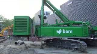 BAM Speciale Technieken palen entreegebouw [upl. by Nila]