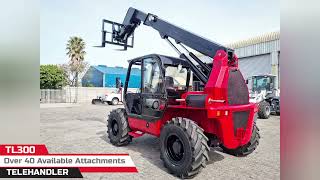 Telehandler Quick Hitch  How It Works [upl. by Ahsenauq]