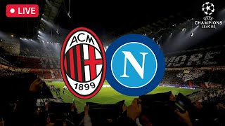 Milan Napoli 10 🔴 Prepartita Live reaction postpartita e conferenze stampa ⚽ Champions League [upl. by Ettelrac257]