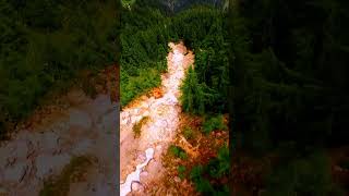 Diving down Mountains in the Dolomites italy dolomites fpv drone calm nature sunrise [upl. by Yerrok]