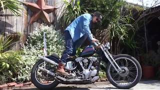 1947 Knucklehead Chipper Build by BLUE GROOVE [upl. by Rambow]