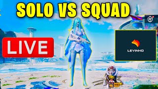 🔴 Levinho SOLO VS SQUAD LIVE 8🔴 [upl. by Cinimmod71]