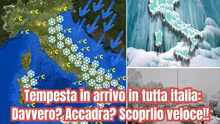 quotIl Grande Cambio di Stagione Addio Estate Benvenuto Inverno con Neve e Pioggiaquot [upl. by Rufena]