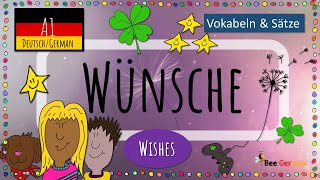 Deutsch lernen Wünsche A1 Deutsch  Learn German Wishes A1 German sich wünschen [upl. by Tam]