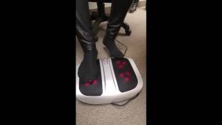 Using BACKplus® Shiatsu Foot Massager in the office [upl. by Leber]