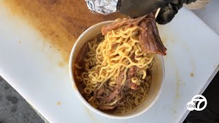 Cocina Los V in East LA fuses ramen and birria into one  ABC7 [upl. by Radbourne797]