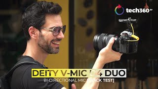 Deity VMic D4 Duo  BiDirectional Shotgun Mic  Quick Test [upl. by Nahej]