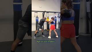 How to Find YOUR Balance in a Boxing Stance‼️ learntofight boxing boxingtraining [upl. by Rehpinnej155]