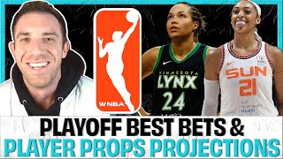 WNBA Playoffs  Lynx vs Sun  10 Player Prop Projections  Land Your Bets [upl. by Gnuoy]