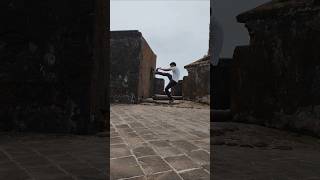 Performing Martial Arts Fighting Techniques Recreating Part 13 martialarts kicks move shorts [upl. by Vincent2]