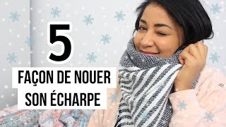 5 façons de porter une GRANDE écharpeplaid  Parfait pour lHiver  🌙 [upl. by Marillin201]