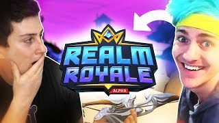 EL NUEVO BATTLE ROYALE AL QUE NINJA JUGO 12 HORAS SEGUIDAS  Realm Royale  Withzack [upl. by Marino]