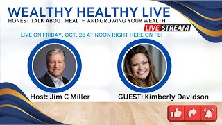 Kimberly Davidson Interview Single Mom on The Wealthy Healthy Live Show [upl. by Nannek]