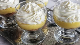 Verrine Citron Speculoos et Crème Chantilly au Mascarpone Dessert facile rapide et frais [upl. by Leumas]