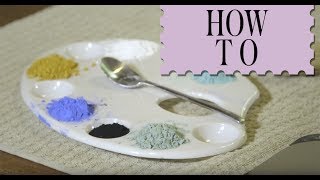 How to make traditional linseed oil tempera paint [upl. by Llorrad]