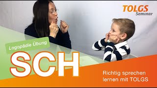 Logopädie Übung für Kinder – Lautbildung SCH [upl. by Adnahsed]