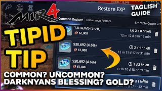 4 Tips to Boost Mining 70 Mining DS Gain 9  MIR4 Tagalog [upl. by Jamie523]