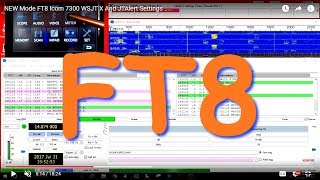 NEW Mode FT8 Icom 7300 WSJT X And JTAlert Settings [upl. by Calendra]