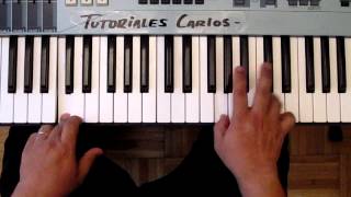 Los muros Caeran Miel san Marcos  Tutorial Piano Carlos [upl. by Rosalinda]