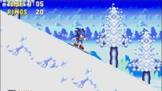 Sonic 3 Ice Cap Zone Act 1 Remastered 2011 [upl. by Roseann]