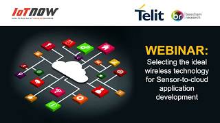 Webinar IoT Wifi technology Sensor Cloud Application Development [upl. by Ahsinnod]