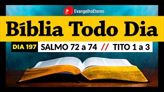 LEIA A BÍBLIA TODO O DIA 📖 dia197 🔴 leituradabíblia palavradedeus [upl. by Donnamarie]