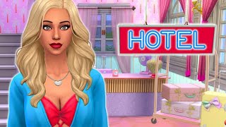 I ran a hotel in the sims 4  Sims 4 hotel mod [upl. by Haughay]